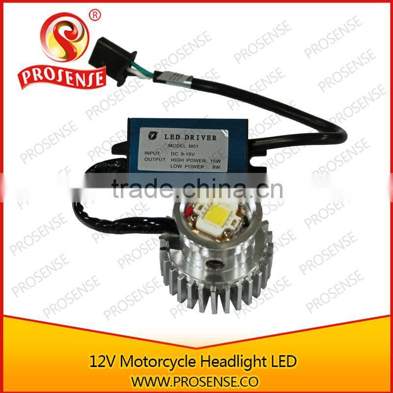 China Supplier 12V Harley and Davidson Motorcycle Led Headlight ( Pure White)