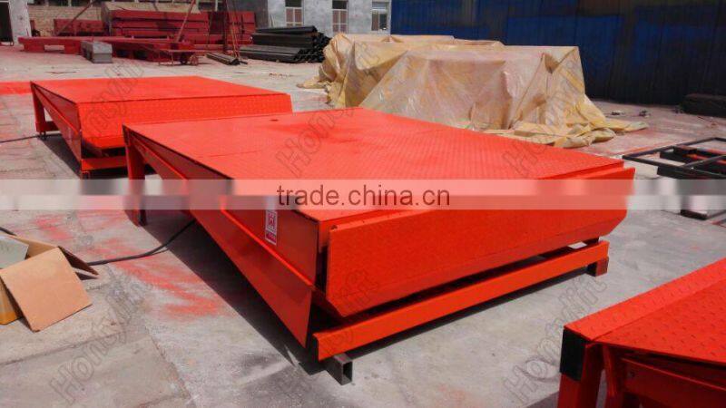 stationary heavy duty garage forklift dock leveler