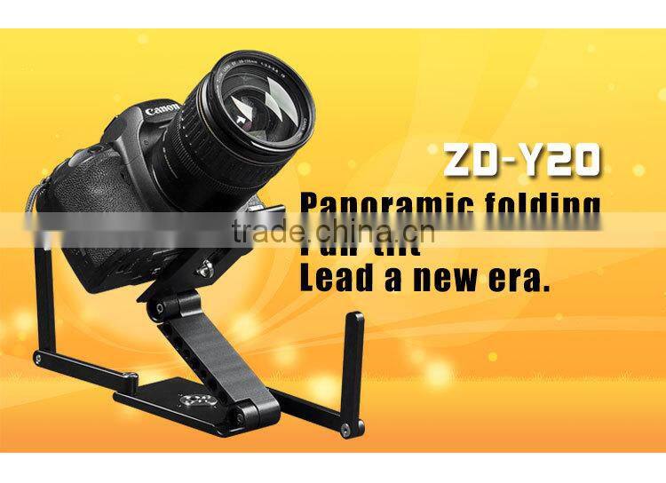 Professional foldable 360 Z type flex camera mount tripod head for DSLR video shooting
