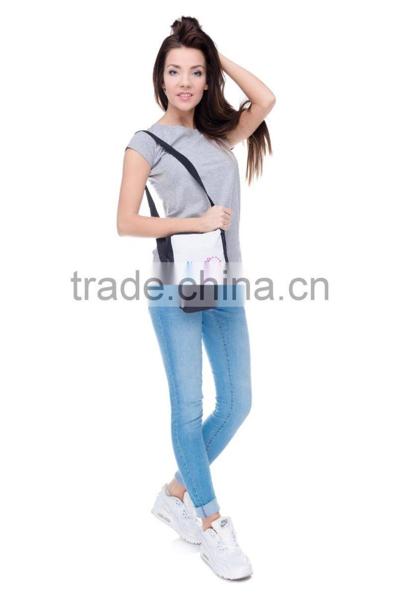 2016 popular custom sublimation shoulder messenger bag