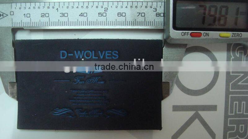 2013 adjustable good quality denim leather patch