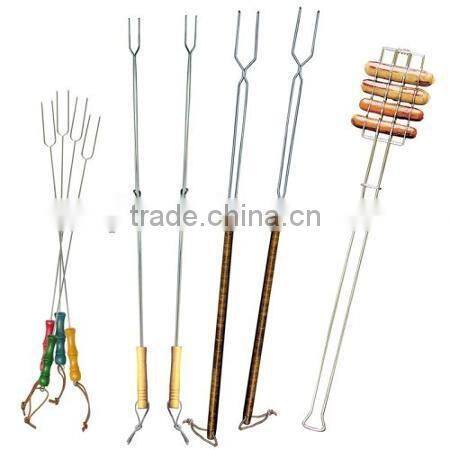Rotating Marshmallow Roasting Sticks Telescopic BBQ Forks