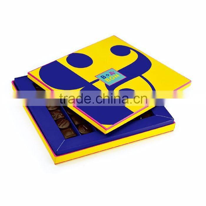 Manufacturer Popular style colorful gift packaging square cardboard box