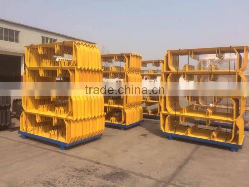 Conveyor Support Frame Carbon Steel Roller Bracket With ISO Standard