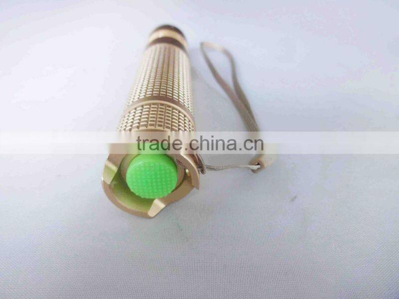 golden supplier metal flashlight black flashlight
