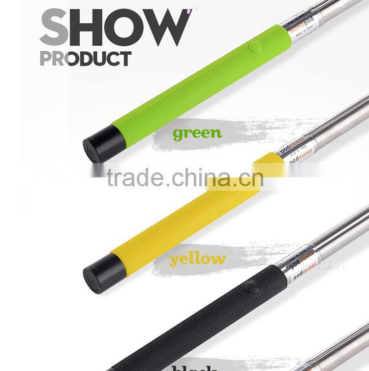 Extendable Wired cable Selfie Stick Phone Holder Remote Shutter Monopod for Smartphone