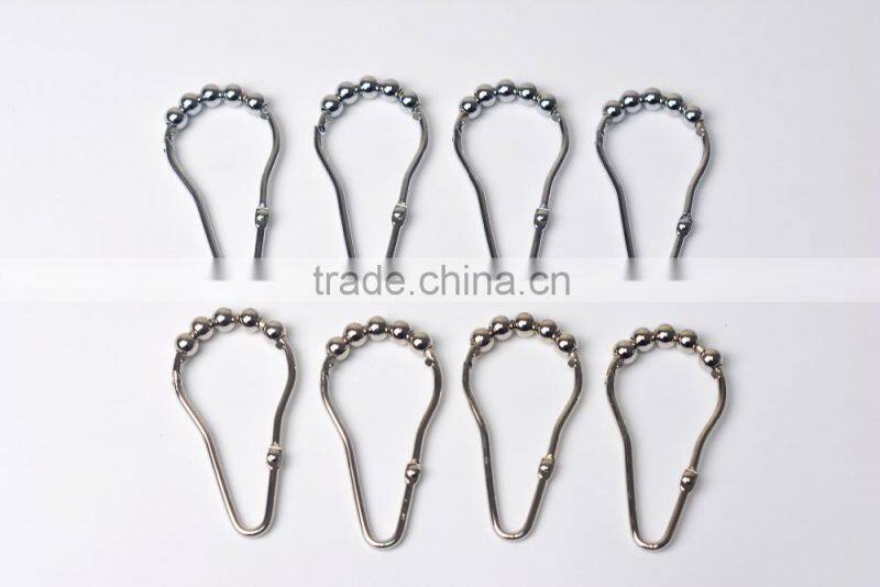 The gourd buckle shower curtain hooks/ steel shower curtain hooks/stainless steel shower curtain hooks