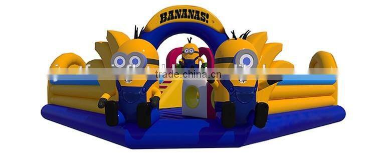 minions inflatable fun city, inflatable playground for child