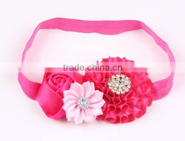 double elegant flowers elastic pony hair bands hair accessories for dreadlocks