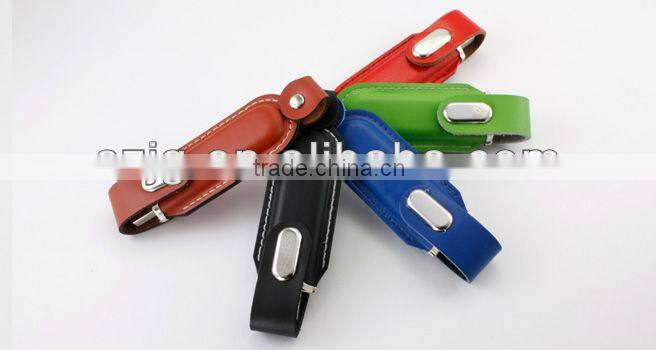 Most Popular Leather USB Flash Drive, Full Colors Available