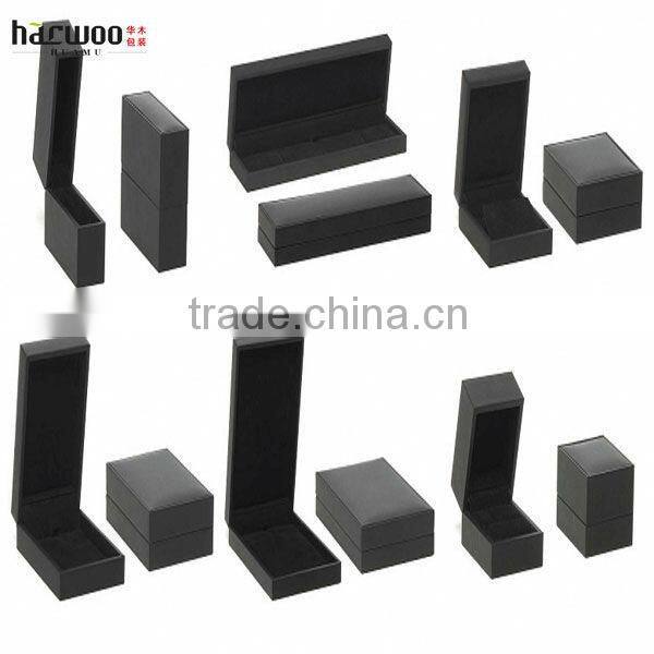 Recycled Cardboard Cufflink Case,Black Jewelry Case