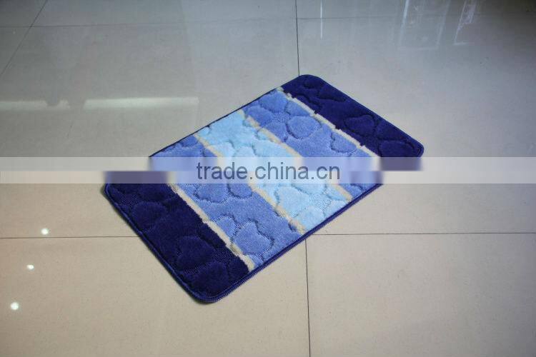 PP material anti-slip floor mat with TPR base