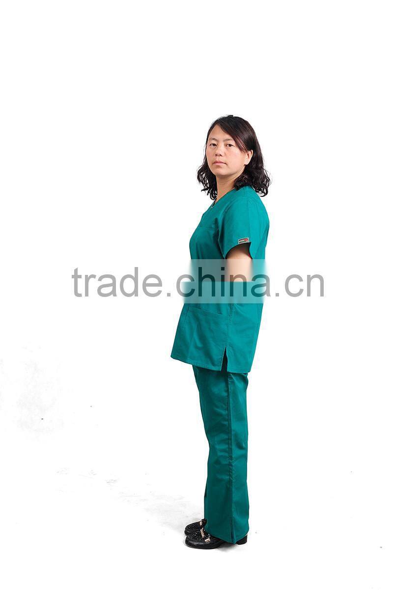 Hospital Lab Coat Doctort's Surgical Medical Scrub Sets Uniform