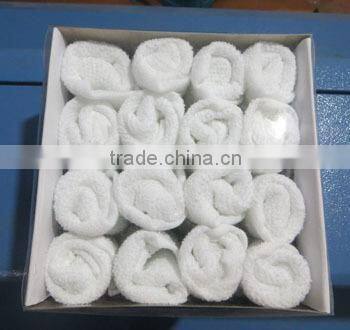 wholesale china Airplane Terry 10x10 cotton Airline Hot Cold Wet Towel / Refreshing Towel