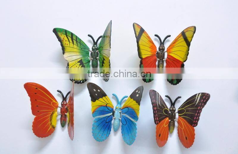 Wholesale 6 inch Plastic Butterfly 3D Design Personalized Fridge Magnets, Wedding Anniversary Gifts, Studio decorations