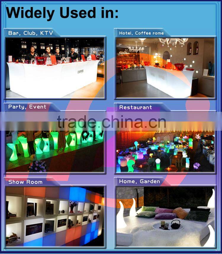 LED ice bucket plastic bucket beer wine champagne high-grade plastic barrel round plastic bucket of environmental protection