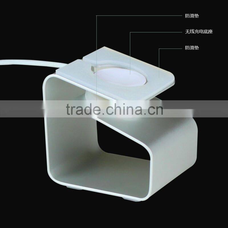 newest products for Apple watch aluminum stand for iphone and for Apple watch charging dock