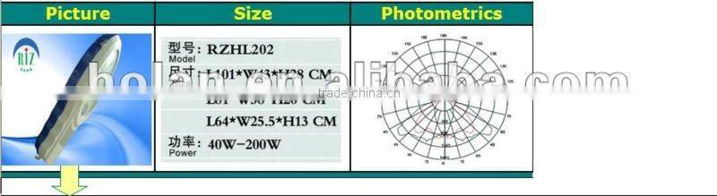 induction street light luminaires