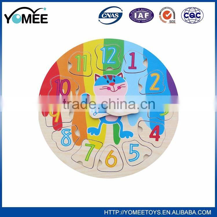 Educational Colorful Wooden custom puzzle