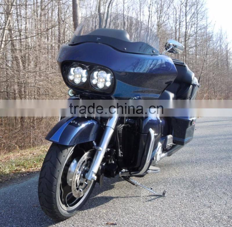 Wholesale 5.75 inch Harley Double led motorcycle headlights 5 3/4 inch Daymaker H13 H4 motorcycle led projector headlights