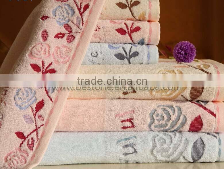 Quality Wedding Gift Rose Towel Set
