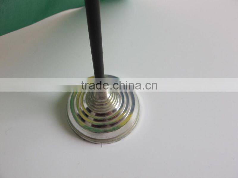 14*21CM table flag,170T polyester flag,2015 hot salling Brazil table stand flag