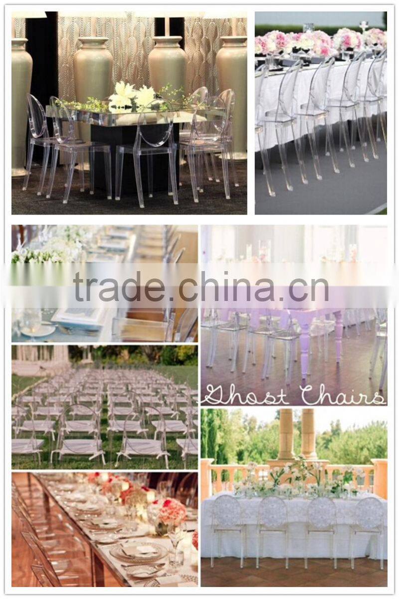 Resin Clear Elizabeth Chair