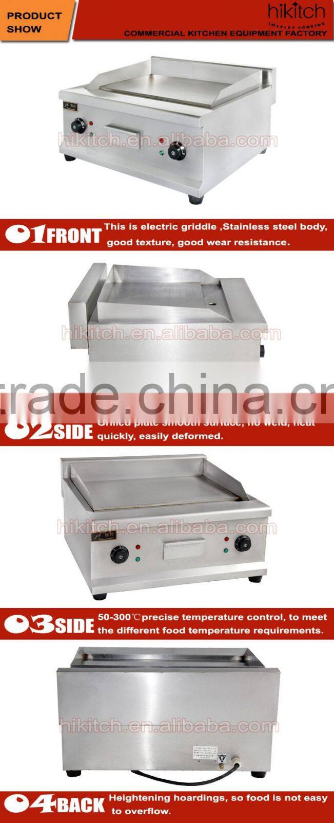 Stainless Steel Counter Top Electric Griddle