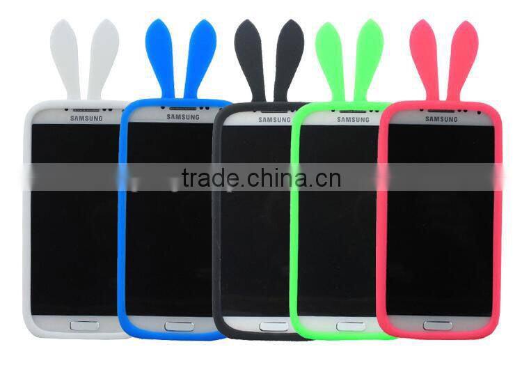 Cute Rabit cheap universal silicone bumper for any mobile phone