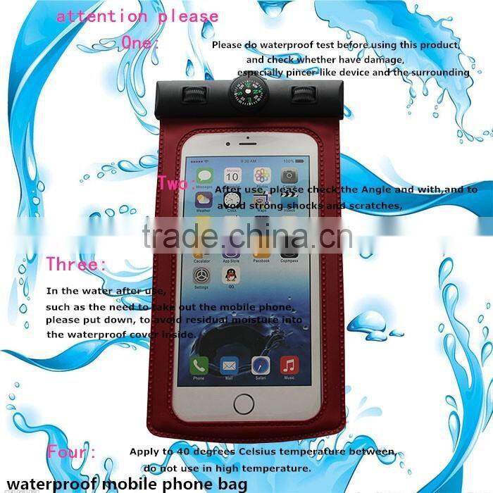 Outdoor Sports Waterproof Bags Swimming Beach Mobile Phone Protector Pouch Hot