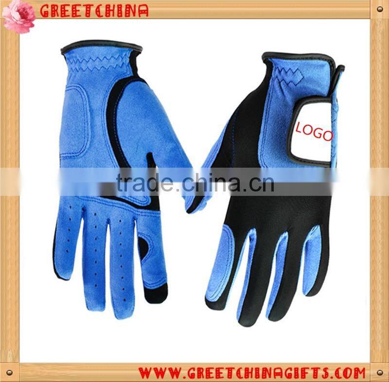 Sports accessories practice use suede leather golf gloves