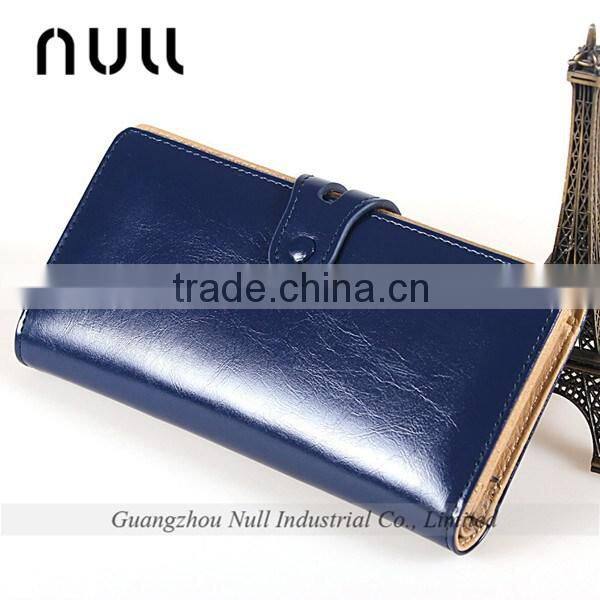 2015 latest promotion OEM custom handmade fashion wallet leather purse