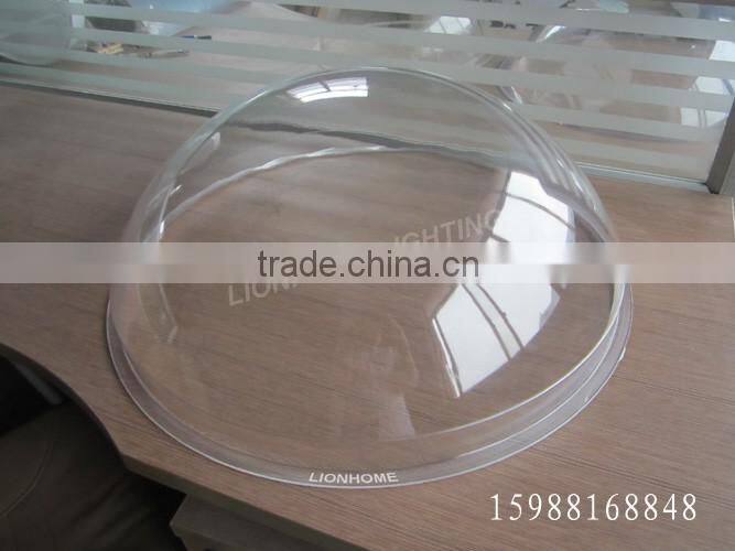3mm uniform wall thickness 21" UV resistant clear Polycarbonate domes by injection moulding method