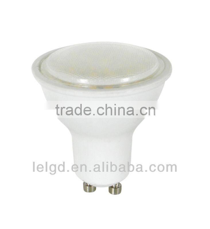 LED Spot light GU10 6W 470LM RC driver high heat dissipation produced in China by LEL