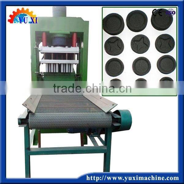 Arab Hardwood coconut shell BBQ Hydraulic Shisha charcoal briquetting hookah tablet press machine manufacturer