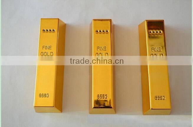 Gold bullion design power bank 2600mah manual for power bank battery charger