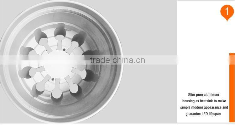 Dimmable led Track light built in actec dimmable driver