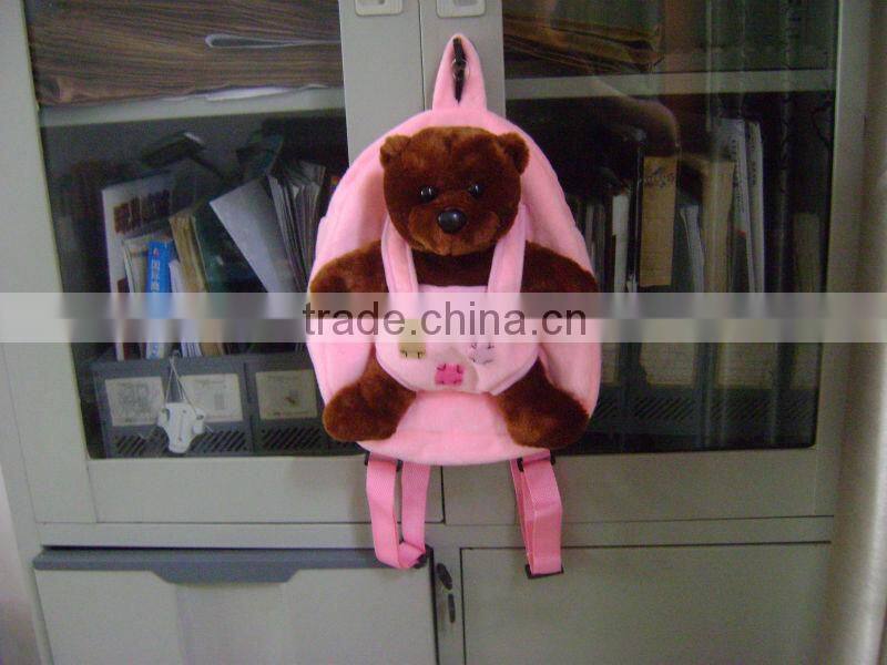 Most Popular High quality stuffed plush Toy Animal backpack,school backpack