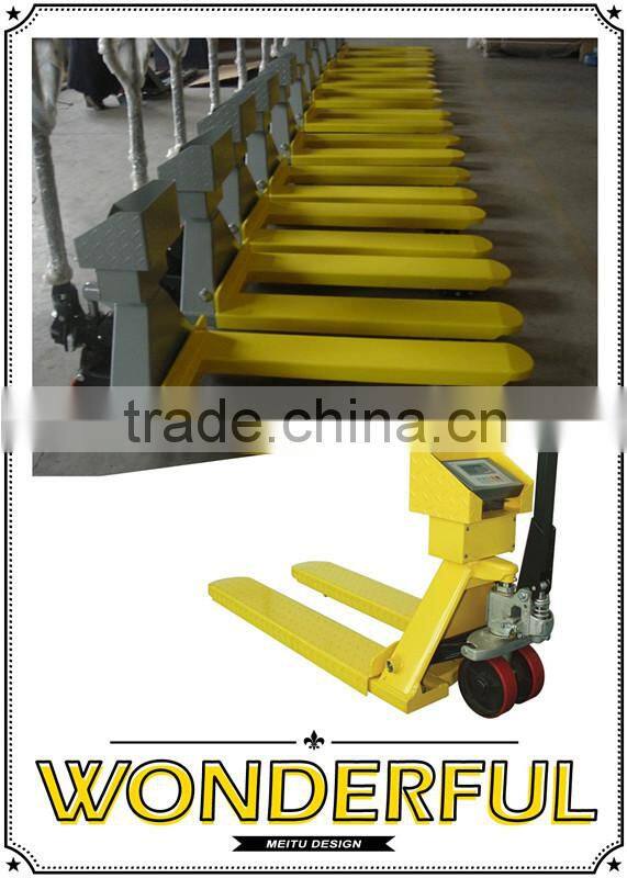 weight scale hand pallet truck