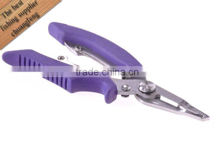 Fishing Pliers stainless steel soft plastic handle length 135mm Weight 60g