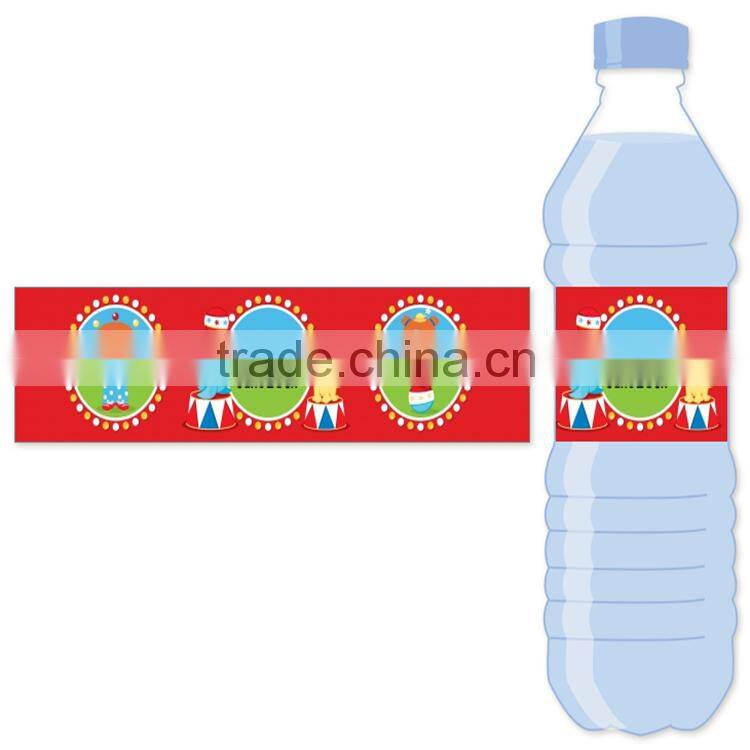 Customized Mineral Water Bottle Printing Sticker Label