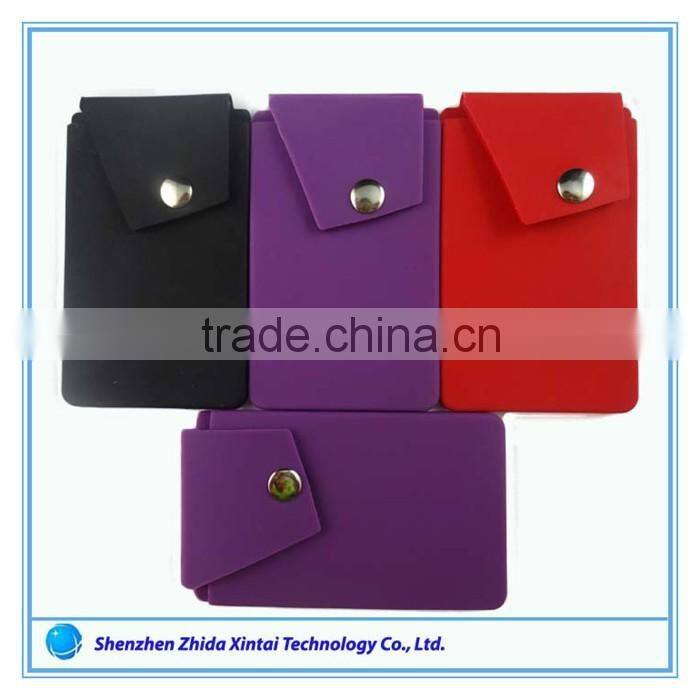 China Manufacturer Wholesale Sticky Smart Button Wallet For Phone