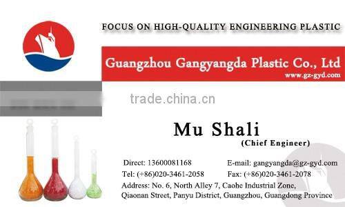 High quality Household switch panel FR PC/ABS raw material / Opaque white GWIT 750 degree Centigrade PC and ABS alloy resin
