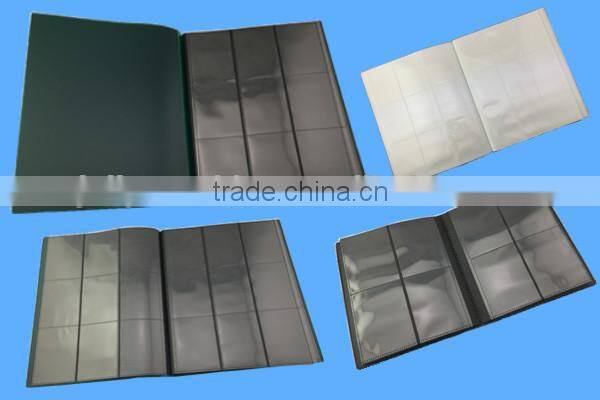 OEM customized Card album binder with 9 pocket PP porfolios Dongguan factory