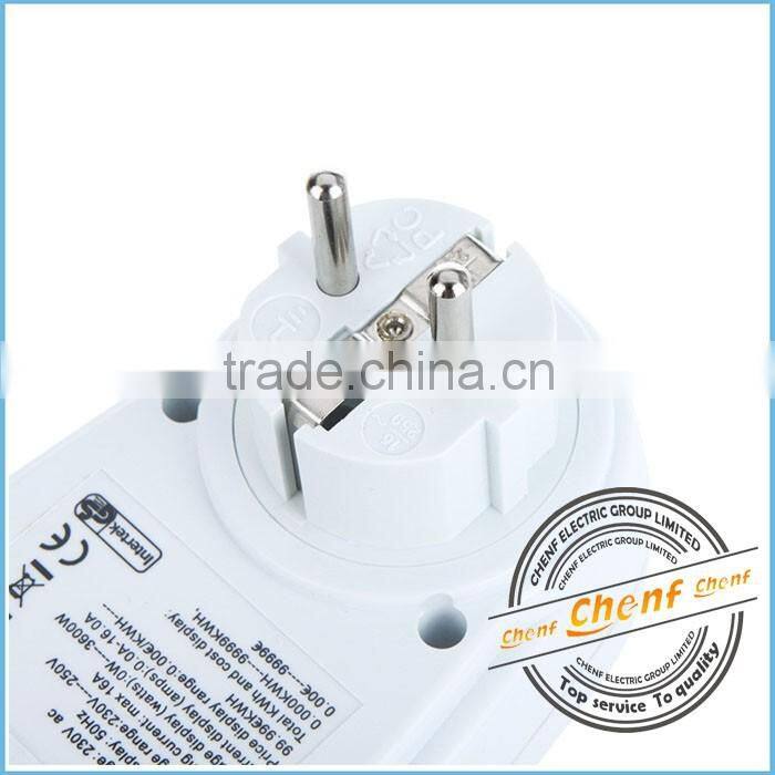 Hot Sell EU Voltage Current Analyzer Power Factor Meter Tester with 230V 16A