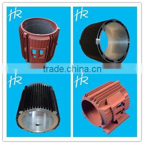 Multifunctional anodizing extruded aluminum motor shell
