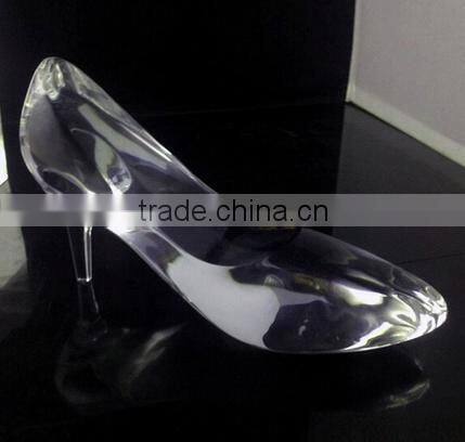 fashion lady office decoration diamond crystal high heel shoes