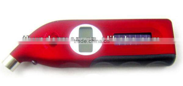 150psi Solar Energy Digital Tire Pressure Gauge with Depth Ruler Tire Tread
