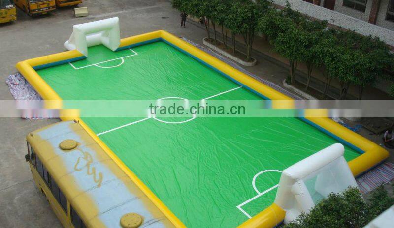 Quality Warranty inflatable soccer field for rent