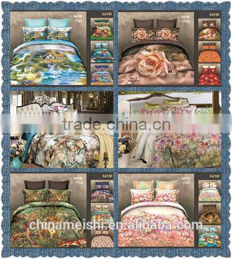 3D Bedding Set Manufacturer!Professional Design Reactive Printing 3d duvet cover set